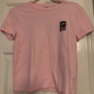 Pink vans t shirt